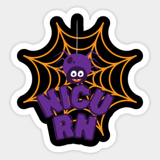 Halloween Nicu RN Shirt Sticker